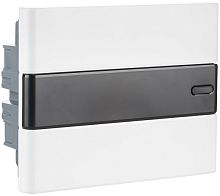 Бокс пластиковый ЭРА Trend ЩРВ-П-12 12 мод. (304х233х104мм) IP40 черная дверца картинка 